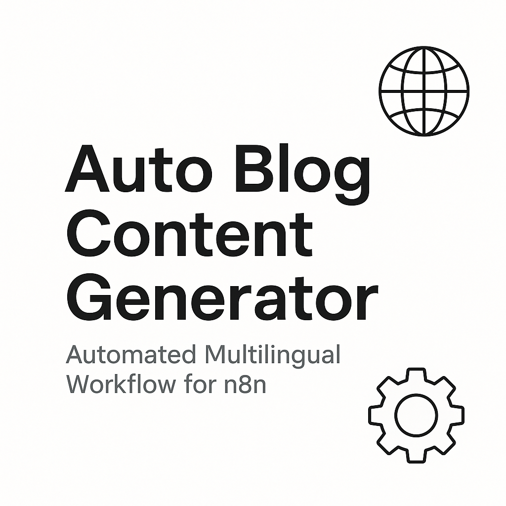 BlogBlizt: Multi language Blog Generator