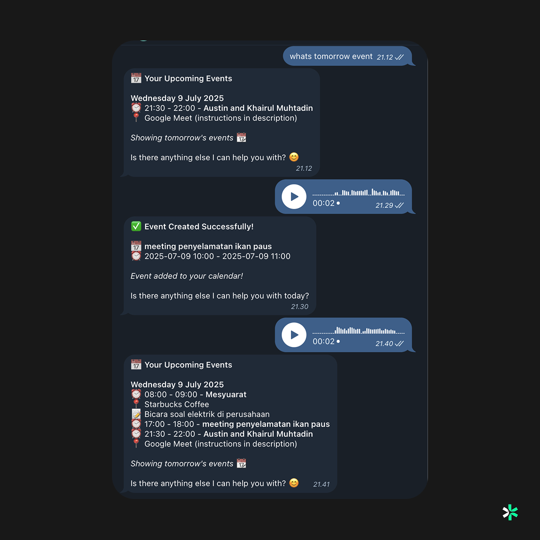 Smart Calendar Assistant: Voice-Powered Telegram Bot with Gemini AI
