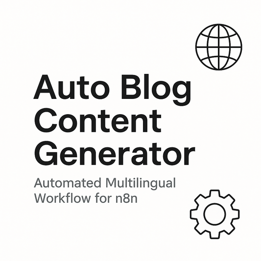 BlogBlizt: Multi language Blog Generator