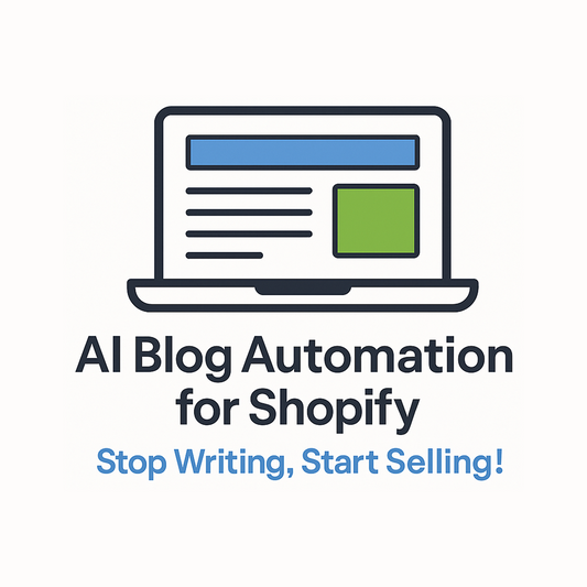 AI Blog Automation for Shopify - Stop Writing, Start Selling!