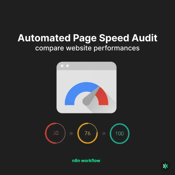 Automated PageSpeed & SEO Audit Website for n8n